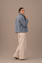 Jacke mit Reißverschluss-Stehkragen für Damen