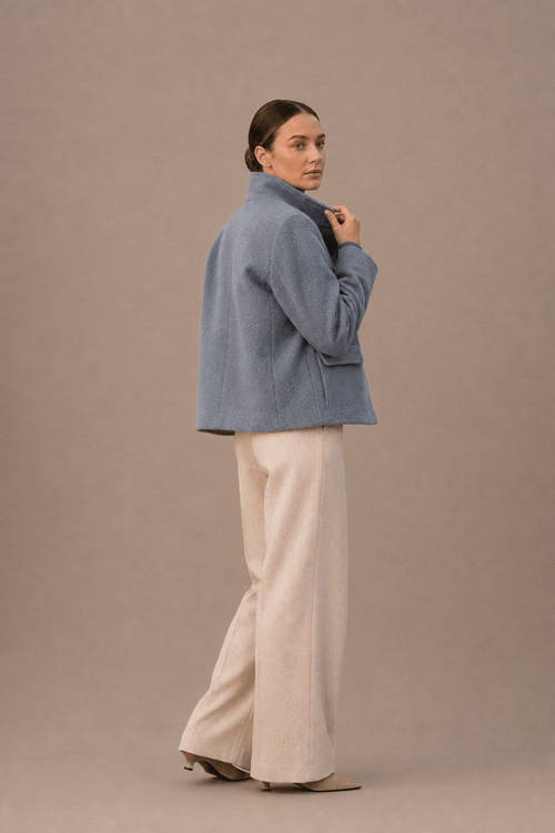 Jacke mit Reißverschluss-Stehkragen für Damen