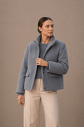 Jacke mit Reißverschluss-Stehkragen für Damen